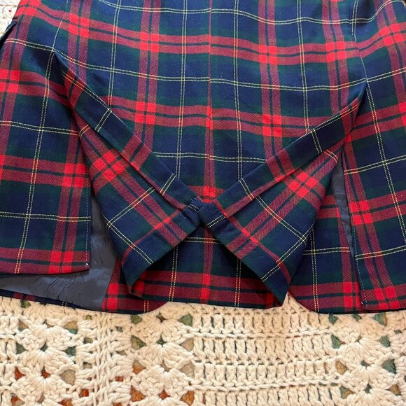 Vintage Fioravanti Tartan Plaid Sport Coat w/ Firmin London Gold Buttons 42 Reg - Picture 8 of 16